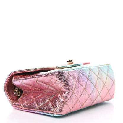 Chanel Metallic Goatskin Quilted Mini 2.55 Reissue Flap Multicolor 3 of 10