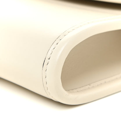 Gucci Textured Calfskin Web Mini Rajah Slim Flap Shoulder Bag Mystic White 10 of 14
