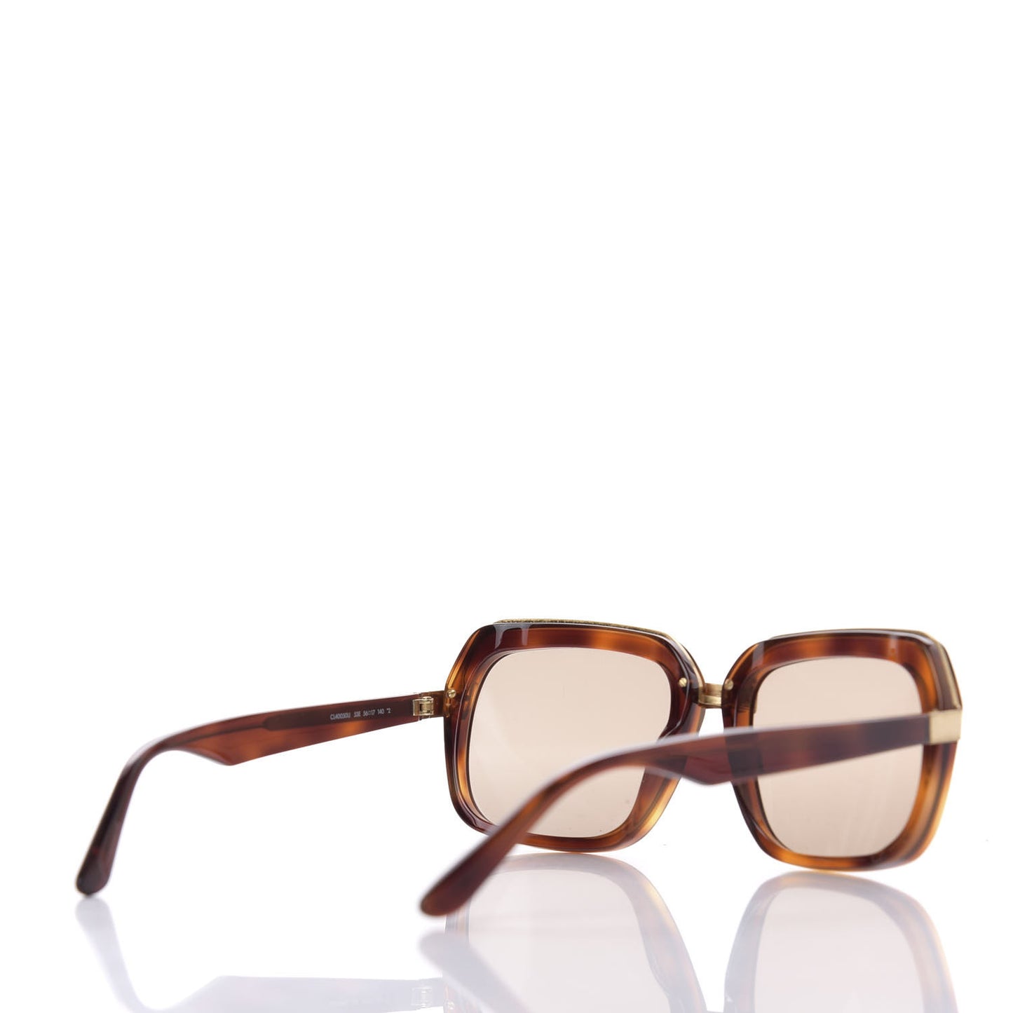Acetate Square Sunglasses CL40050U Havana