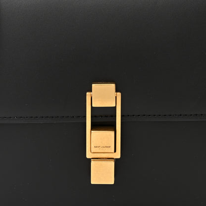 Saint Laurent Smooth Calfskin Le Carre Satchel Black 8 of 10