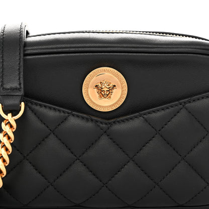 Versace Nappa Quilted La Medusa Camera Bag Black 7 of 9