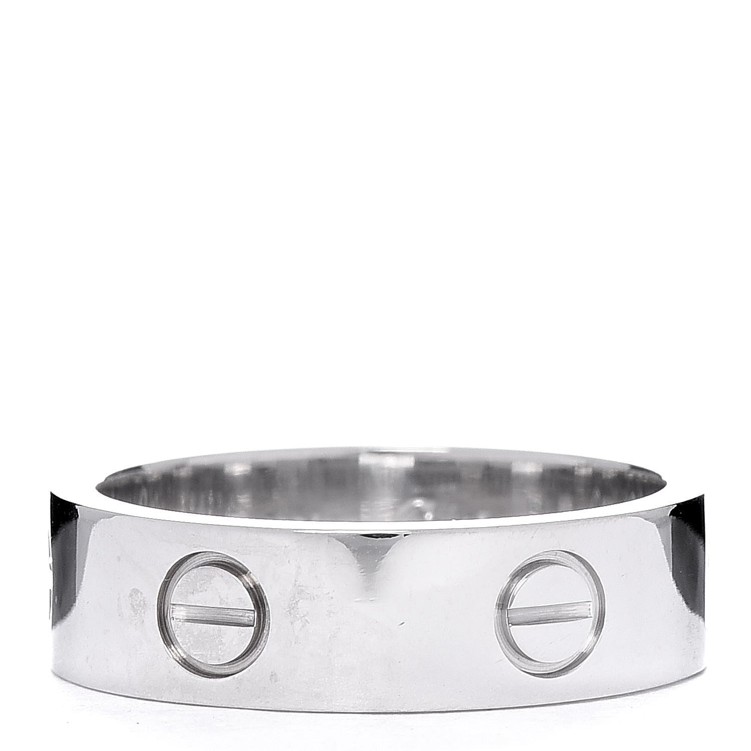 Cartier 18K White Gold 5.5mm LOVE Ring 57 8 3 of 7