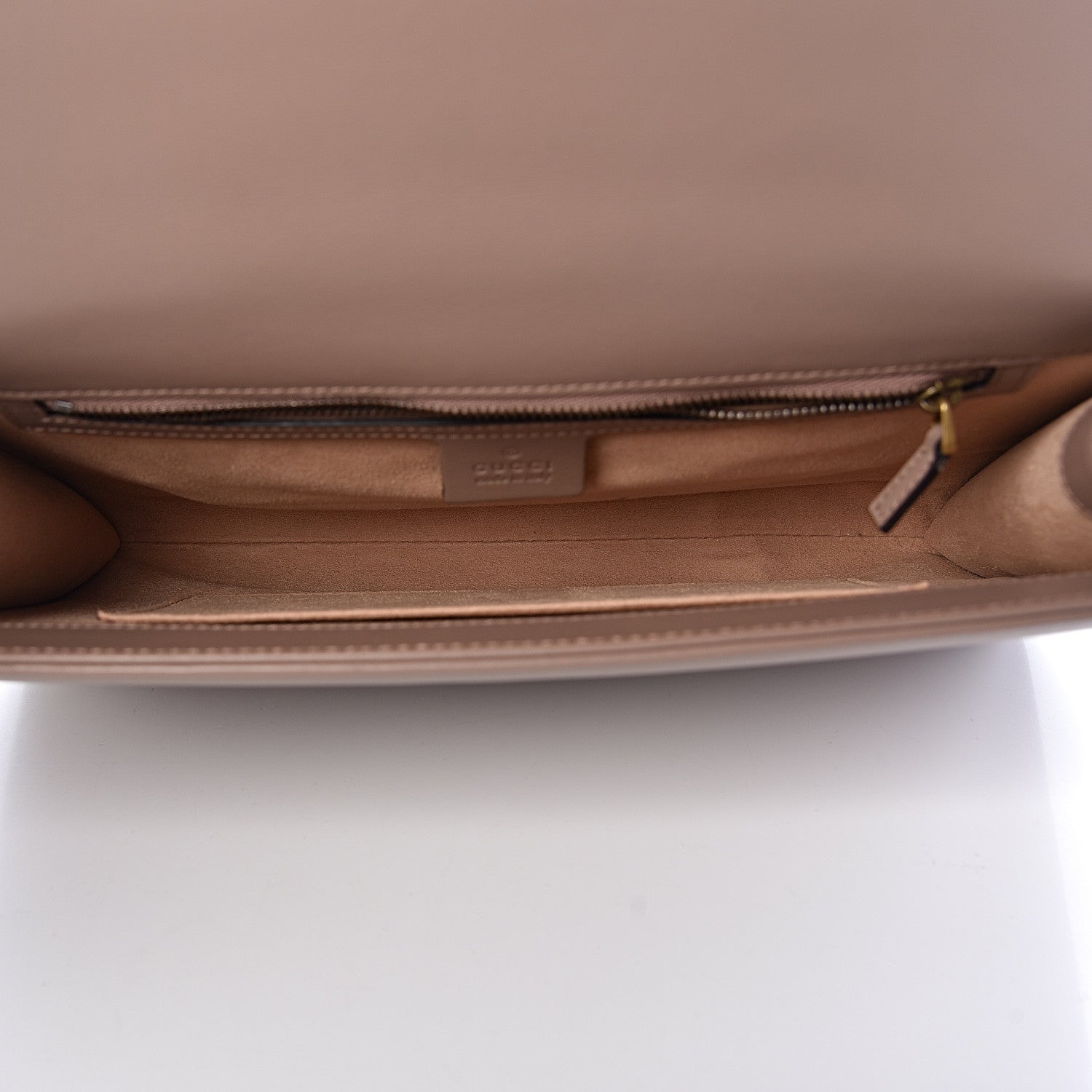 Gucci Calfskin Matelasse GG Marmont Clutch Porcelain Rose 5 of 12