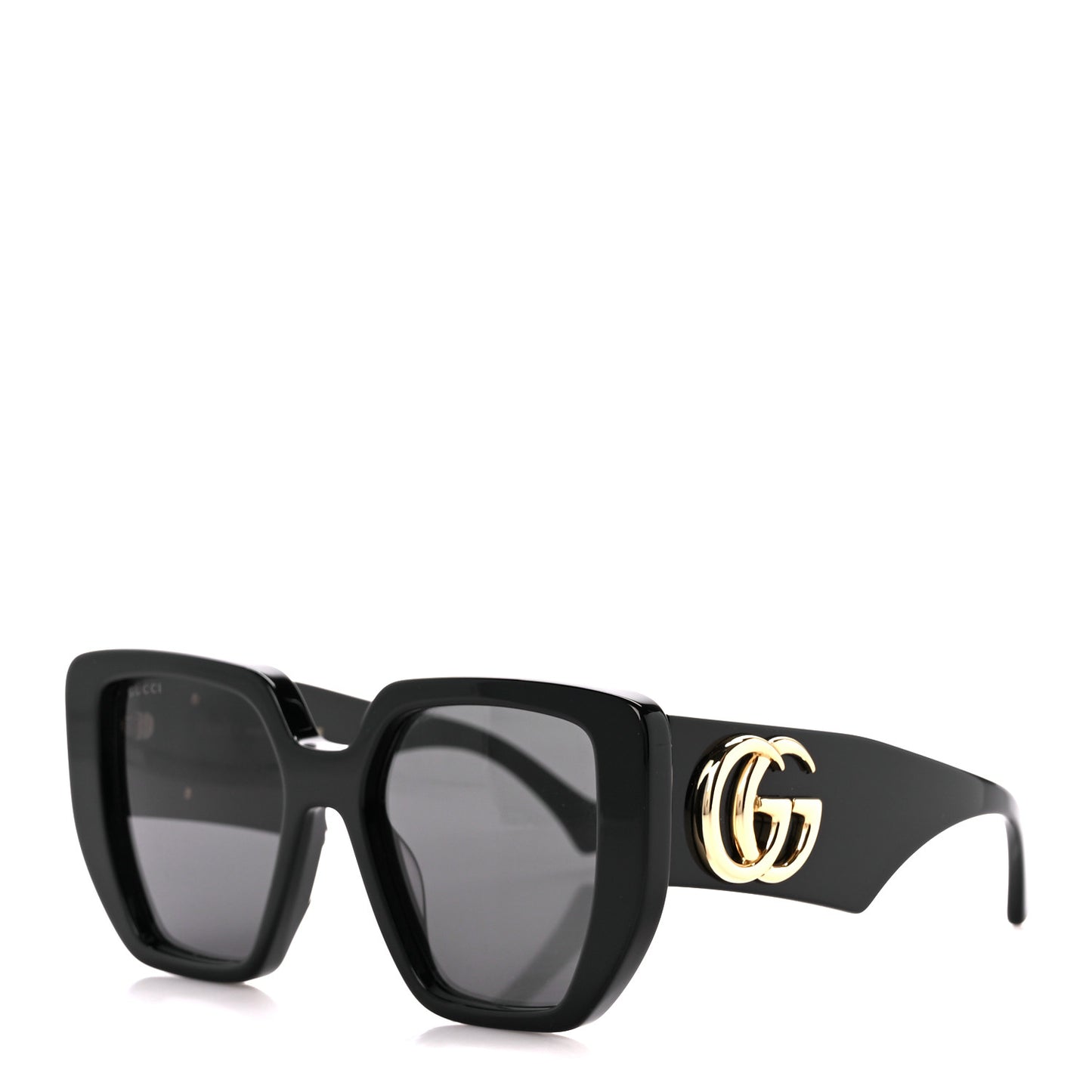 Acetate Square Frame Sunglasses GG0956S Black