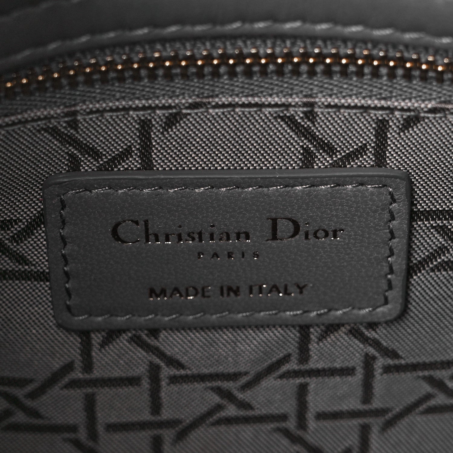 Christian Dior Lambskin Cannage Small My ABCDior Lady Dior Grey 8 of 8