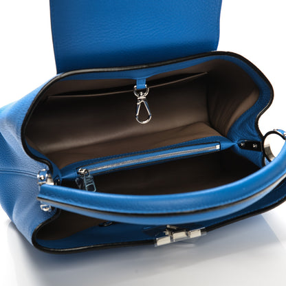 Louis Vuitton Taurillon Capucines MM Electric Blue 5 of 6
