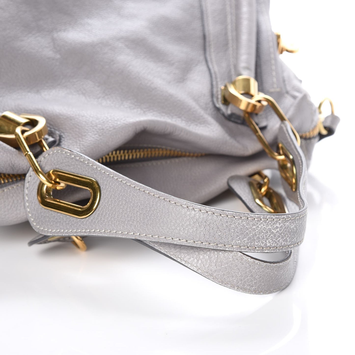 Calfskin Medium Paraty Cashmere Grey