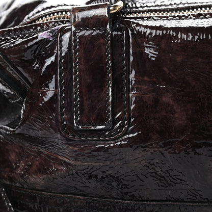 Givenchy Crinkled Patent Medium Pandora Bag Aubergine 16 of 17