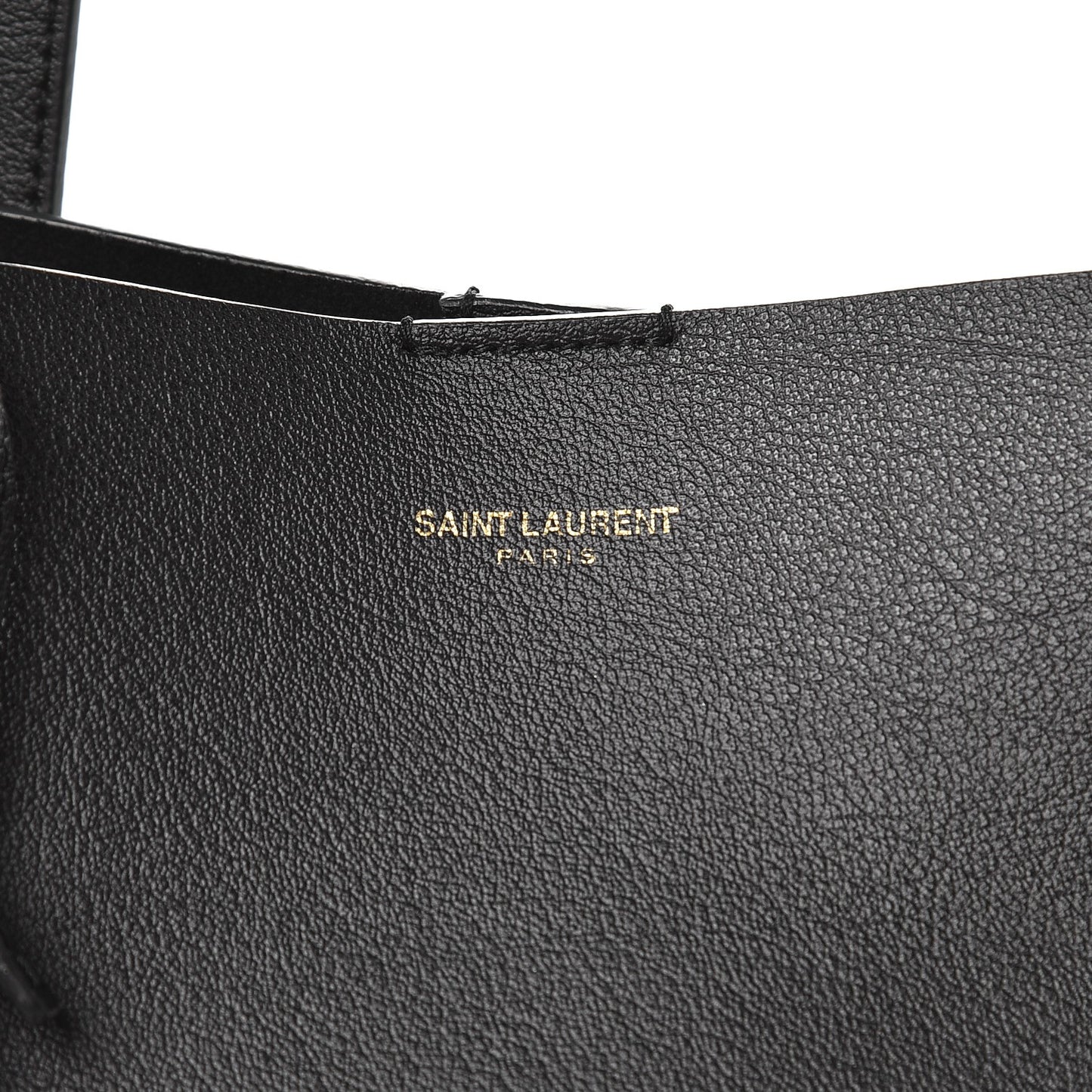 Calfskin Large Shopping Tote Black