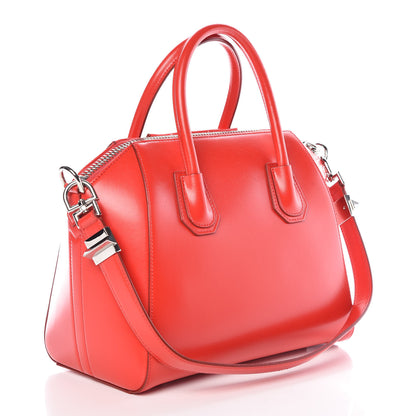 Givenchy Shiny Lord Calfskin Small Antigona Medium Red 3 of 9