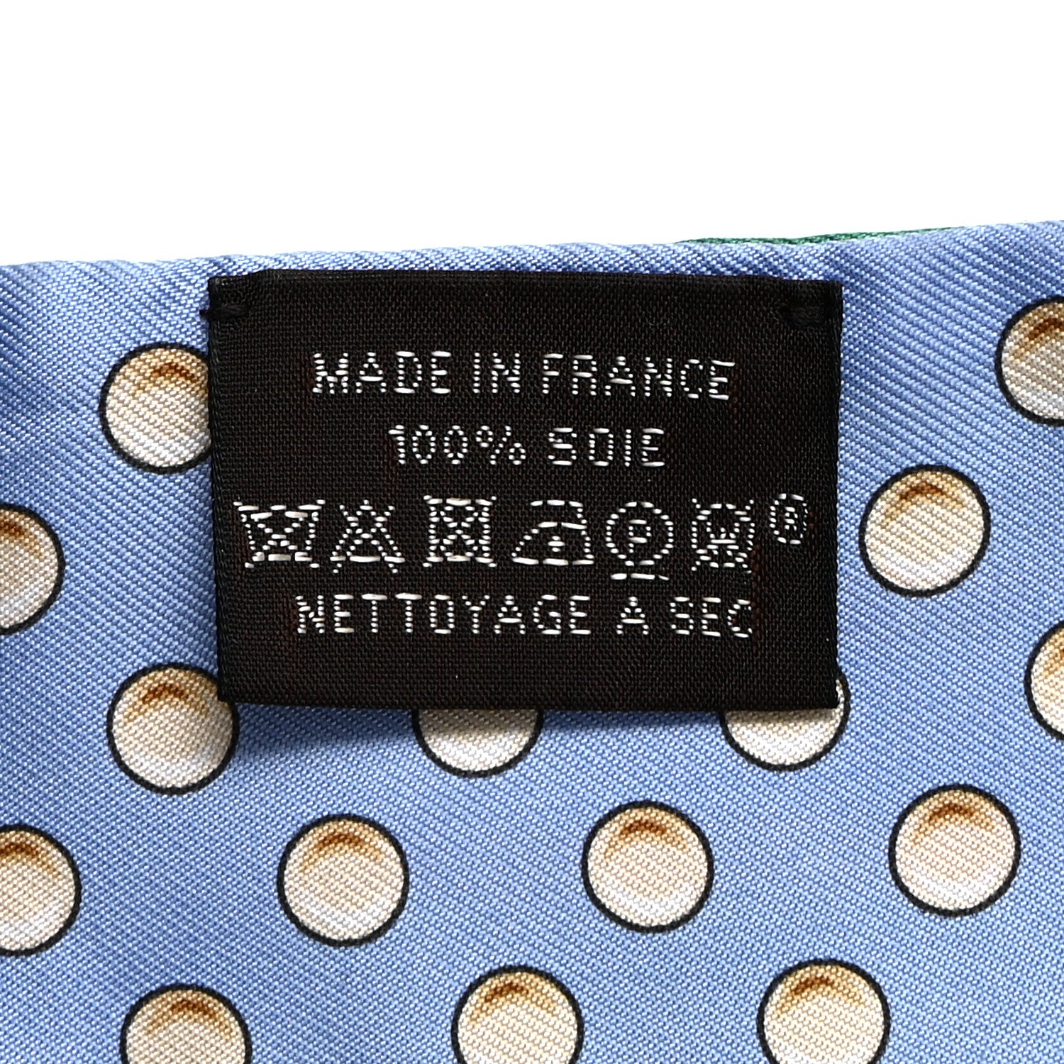 Hermes Silk Grand Tralala Twilly Bleu Ciel Vert 3 of 4