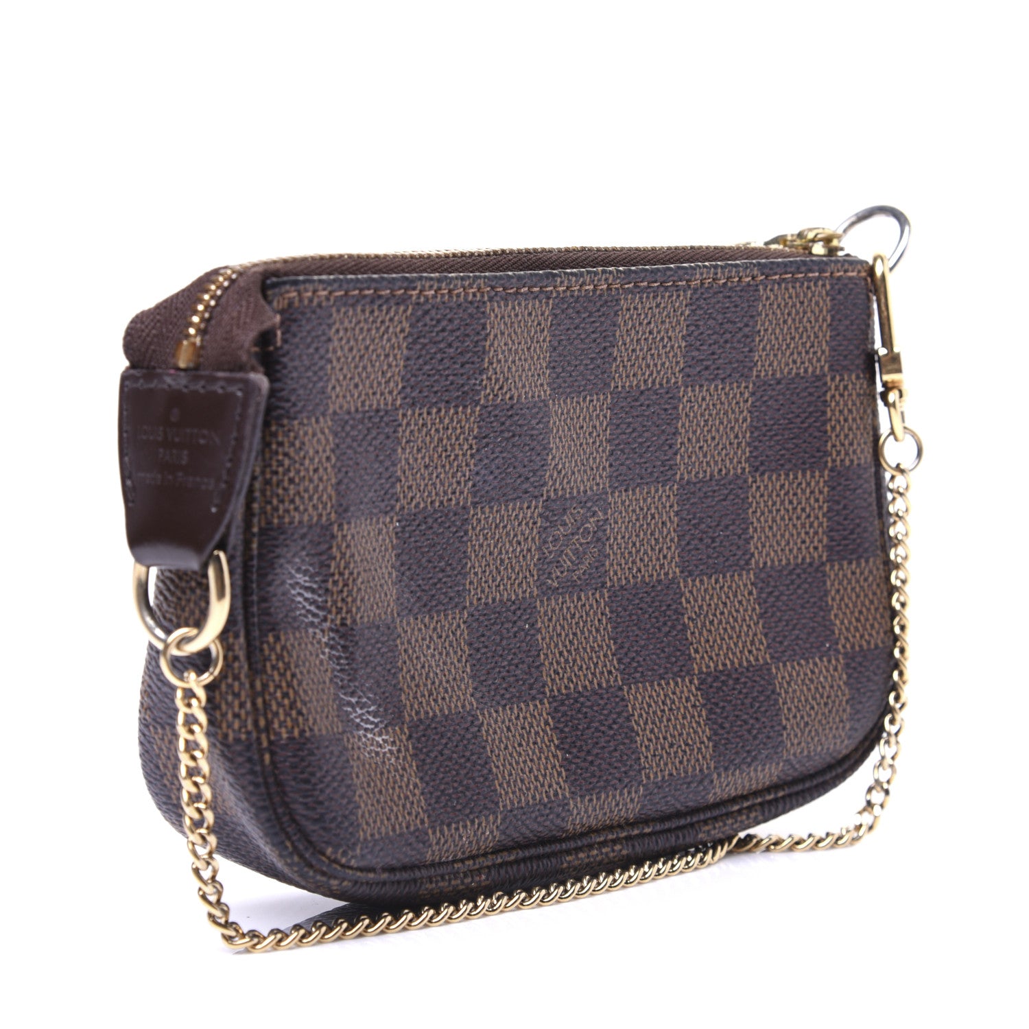 Louis Vuitton Damier Ebene Mini Pochette Accessories 3 of 12