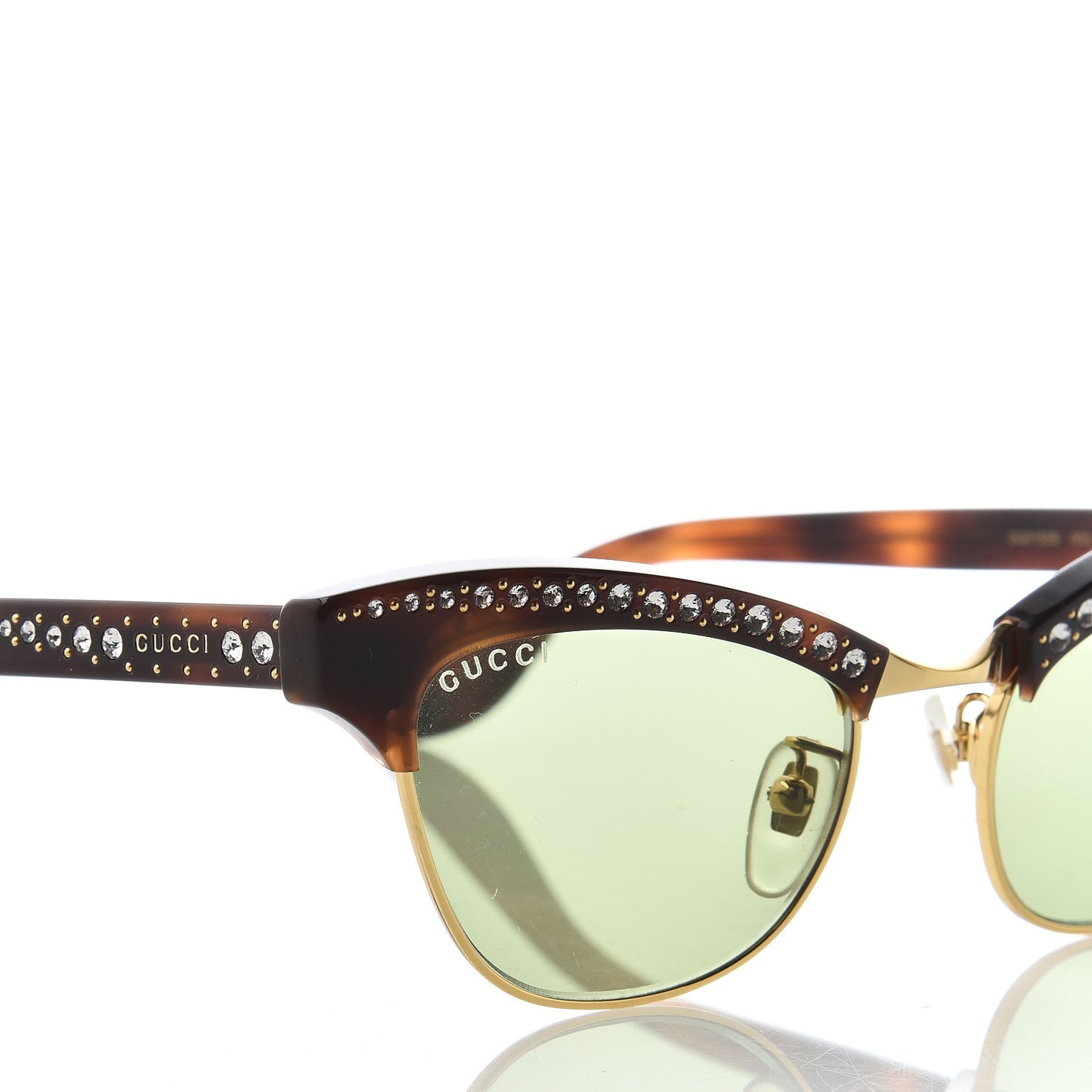 Clubmaster Cat Eye Sunglasses GG0153S Black