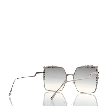 Fendi Metal Dots Square Sunglasses FF 0259/S Palladium 4 of 7