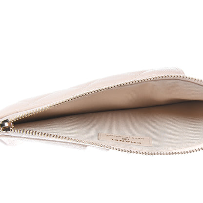 Chanel Caviar Quilted Classic Flat Wallet Pouch Light Beige 4 of 10