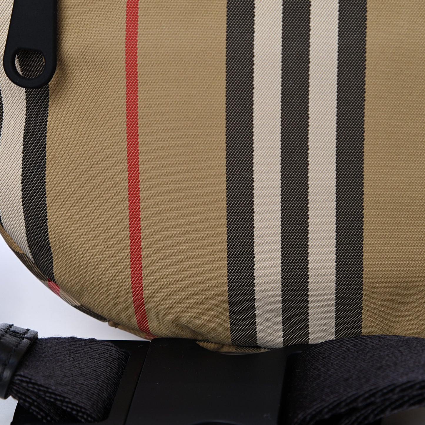 Nylon Vintage Check Sonny Bum Bag Archive Beige Black