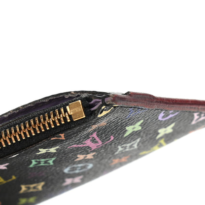Louis Vuitton Monogram Multicolor Key Pouch Black Violet 8 of 10