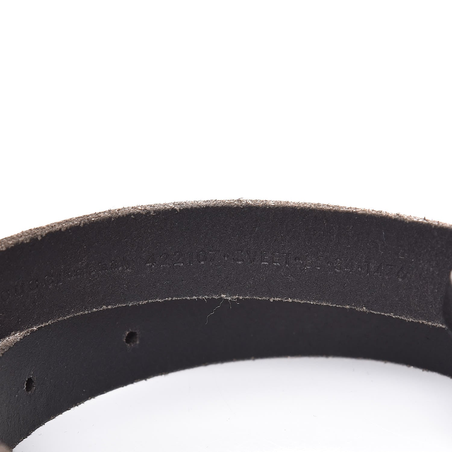 Gucci Calfskin Crystal Feline 20mm Belt 85 34 Black 6 of 8