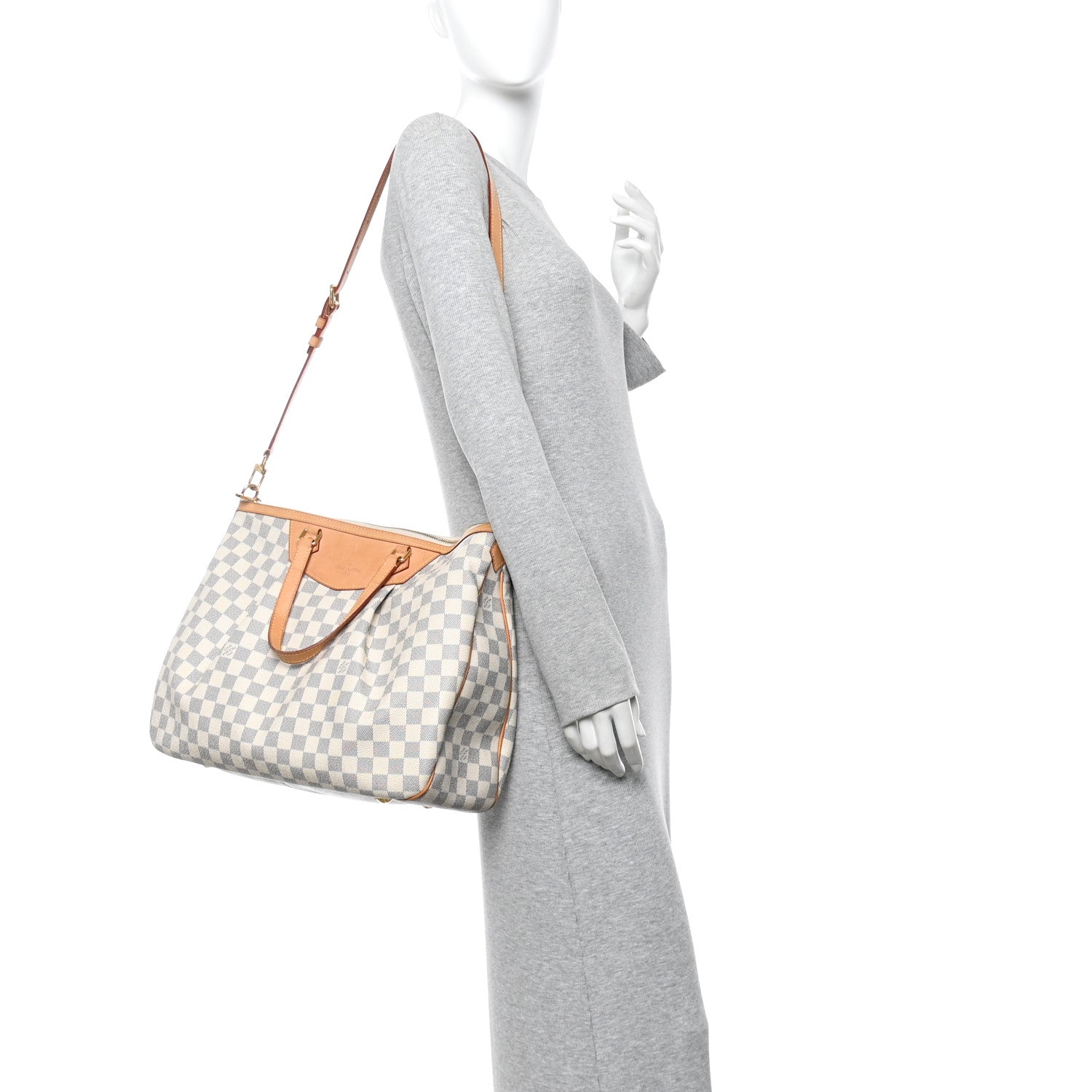 Louis Vuitton Damier Azur Siracusa GM 3 of 24