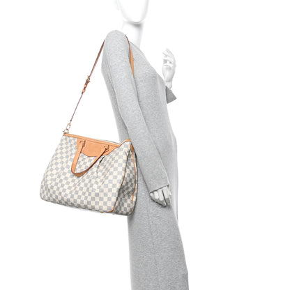 Louis Vuitton Damier Azur Siracusa GM 3 of 24