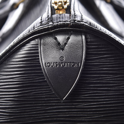 Louis Vuitton Epi Speedy 35 Black 6 of 19