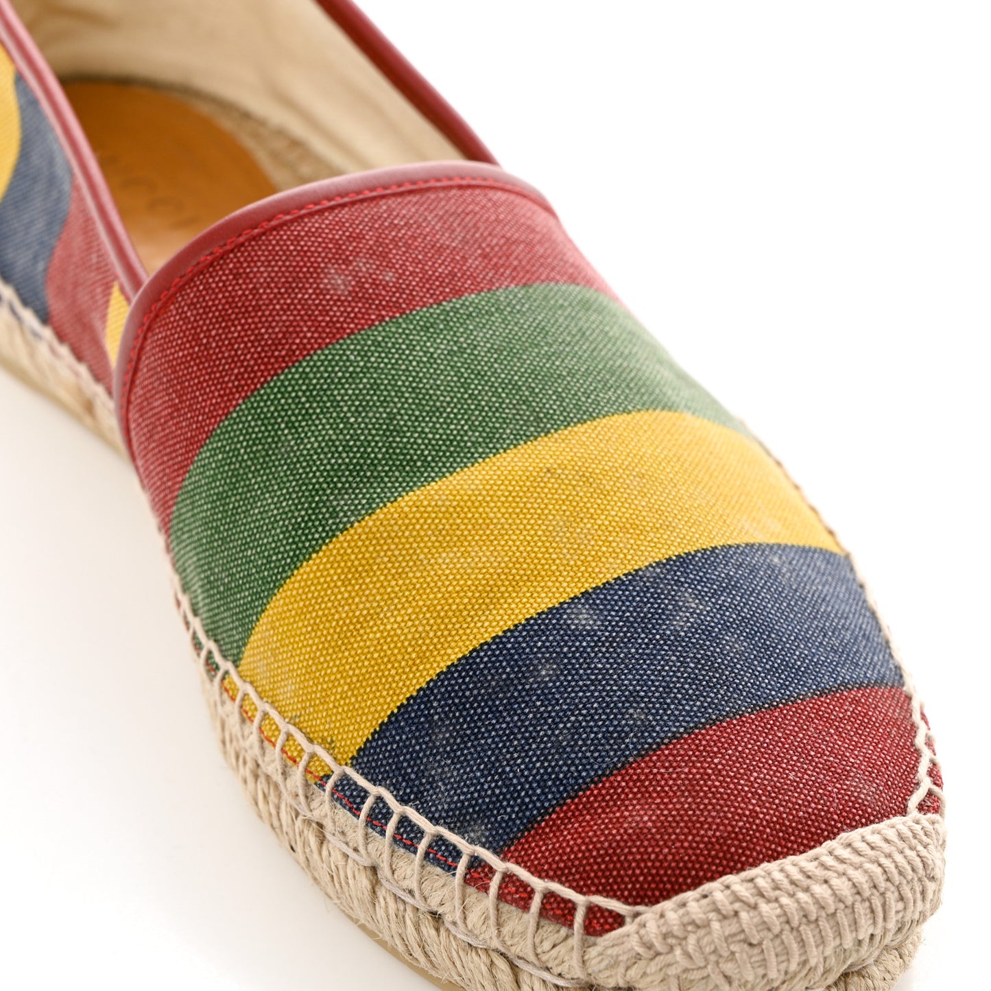 Canvas Baiadera Stripe Mens Espadrilles 8 Multicolor