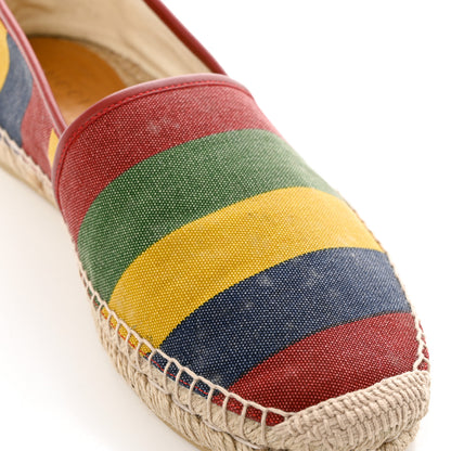 Gucci Canvas Baiadera Stripe Mens Espadrilles 8 Multicolor 9 of 10
