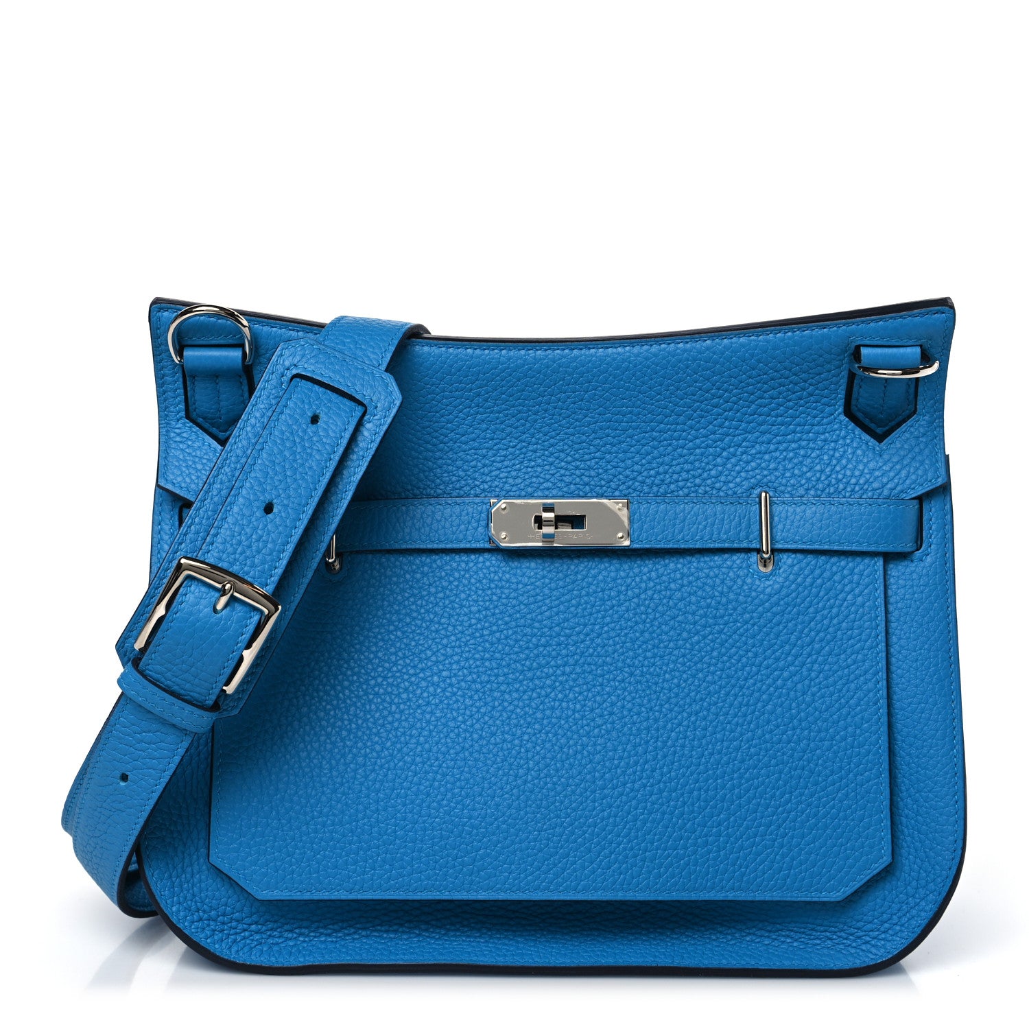 Hermes Taurillon Clemence Jypsiere 28 Bleu Frida 1 of 10