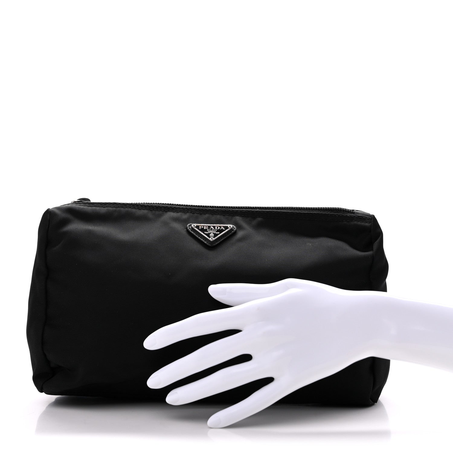 Prada Nylon Tessuto Cosmetic Pouch Black 2 of 8
