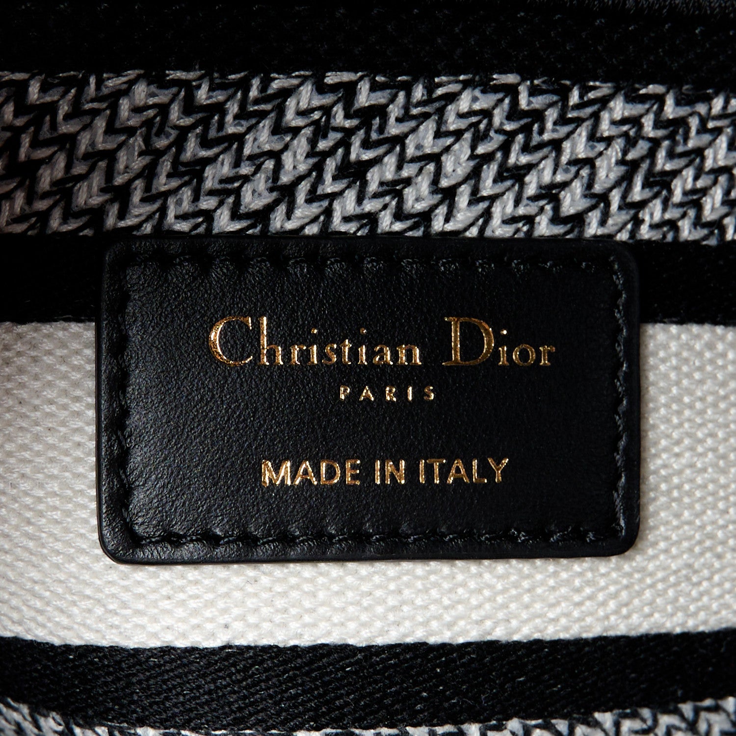 Christian Dior Canvas Embroidered Herbarium Medium Lady D-Lite Black Multicolor 6 of 10