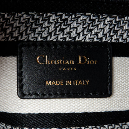 Christian Dior Canvas Embroidered Herbarium Medium Lady D-Lite Black Multicolor 6 of 10