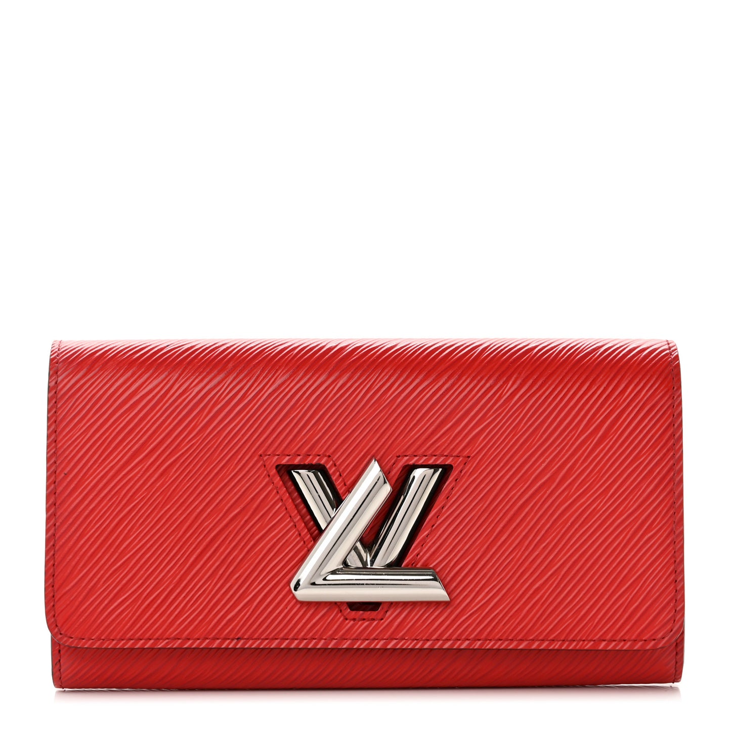 Epi Twist Wallet Coquelicot