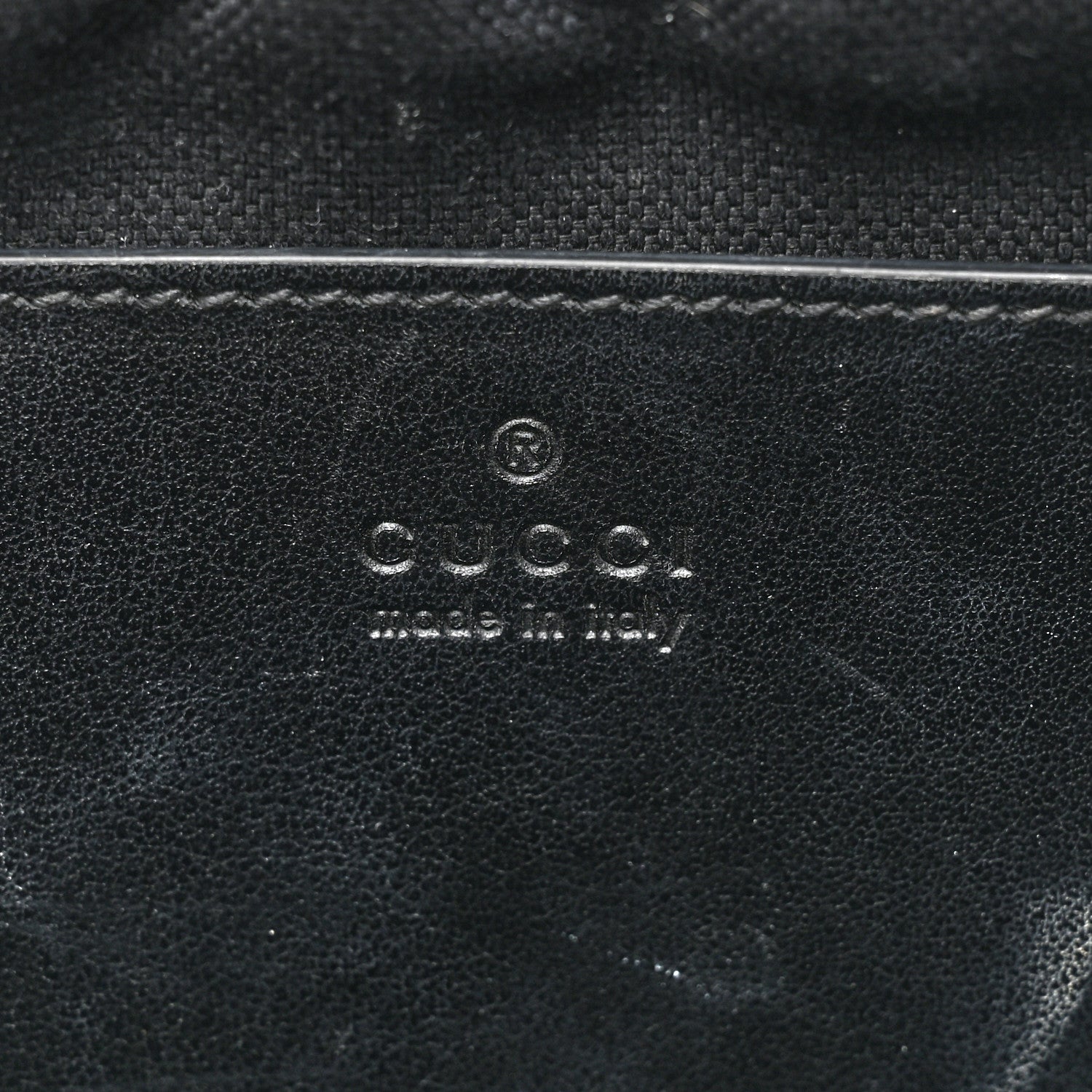 Gucci Calfskin Matelasse Monochrome Small GG Marmont Chain Shoulder Bag Black 6 of 12