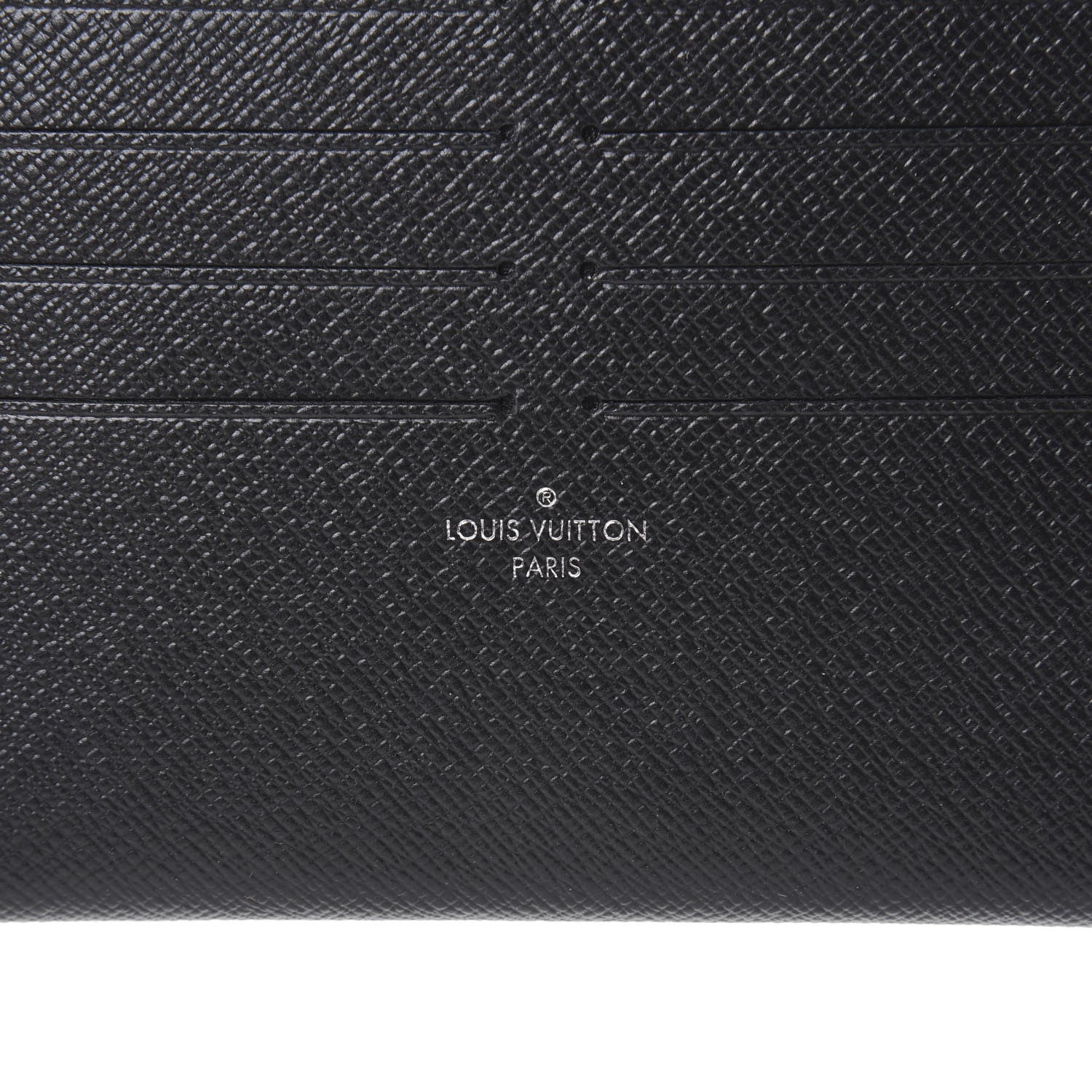 Louis Vuitton Calfskin Felicie Chain Wallet Card Holder Insert Black 6 of 6