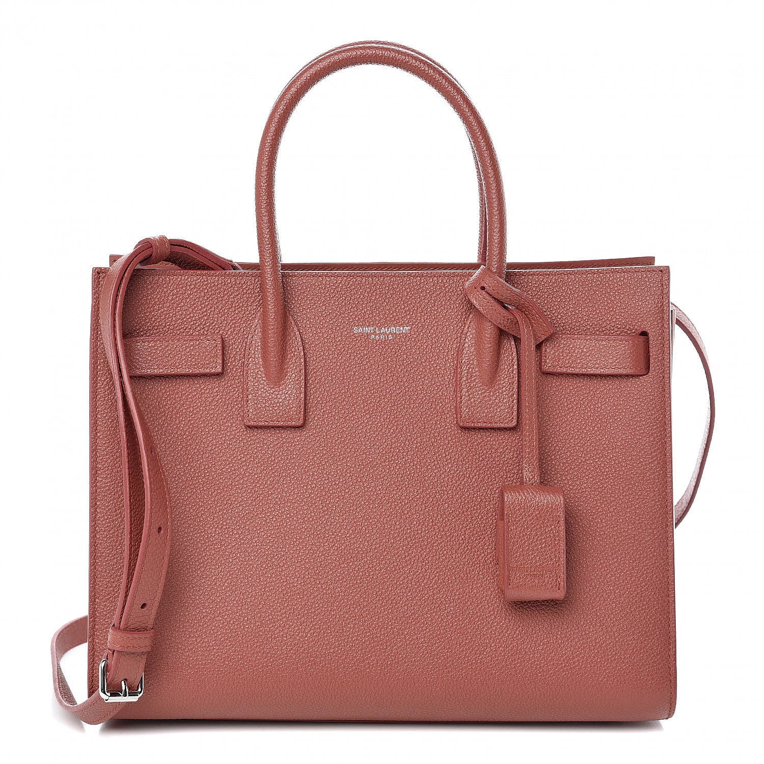 Saint Laurent Grained Calfskin Baby Sac De Jour Mystic Rose 1 of 10