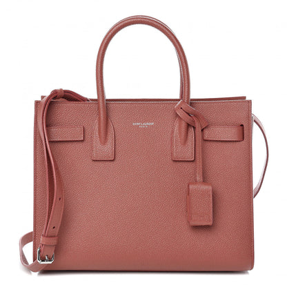 Saint Laurent Grained Calfskin Baby Sac De Jour Mystic Rose 1 of 10