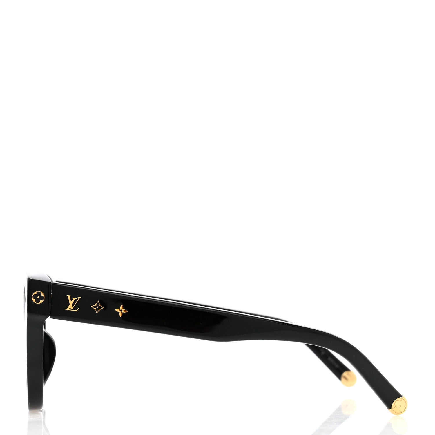Louis Vuitton Acetate My Monogram Square Sunglasses Z1523E Black 3 of 7