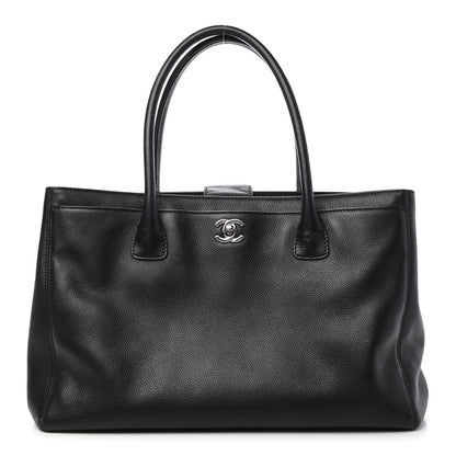 Chanel Calfskin Cerf Executive Shopper Tote Black 1 of 12