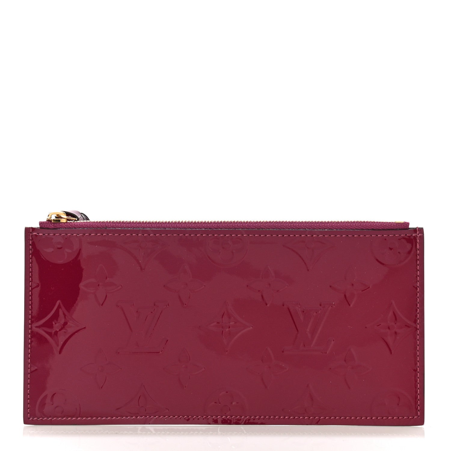 Louis Vuitton Vernis Felicie Chain Wallet Magenta 12 of 14