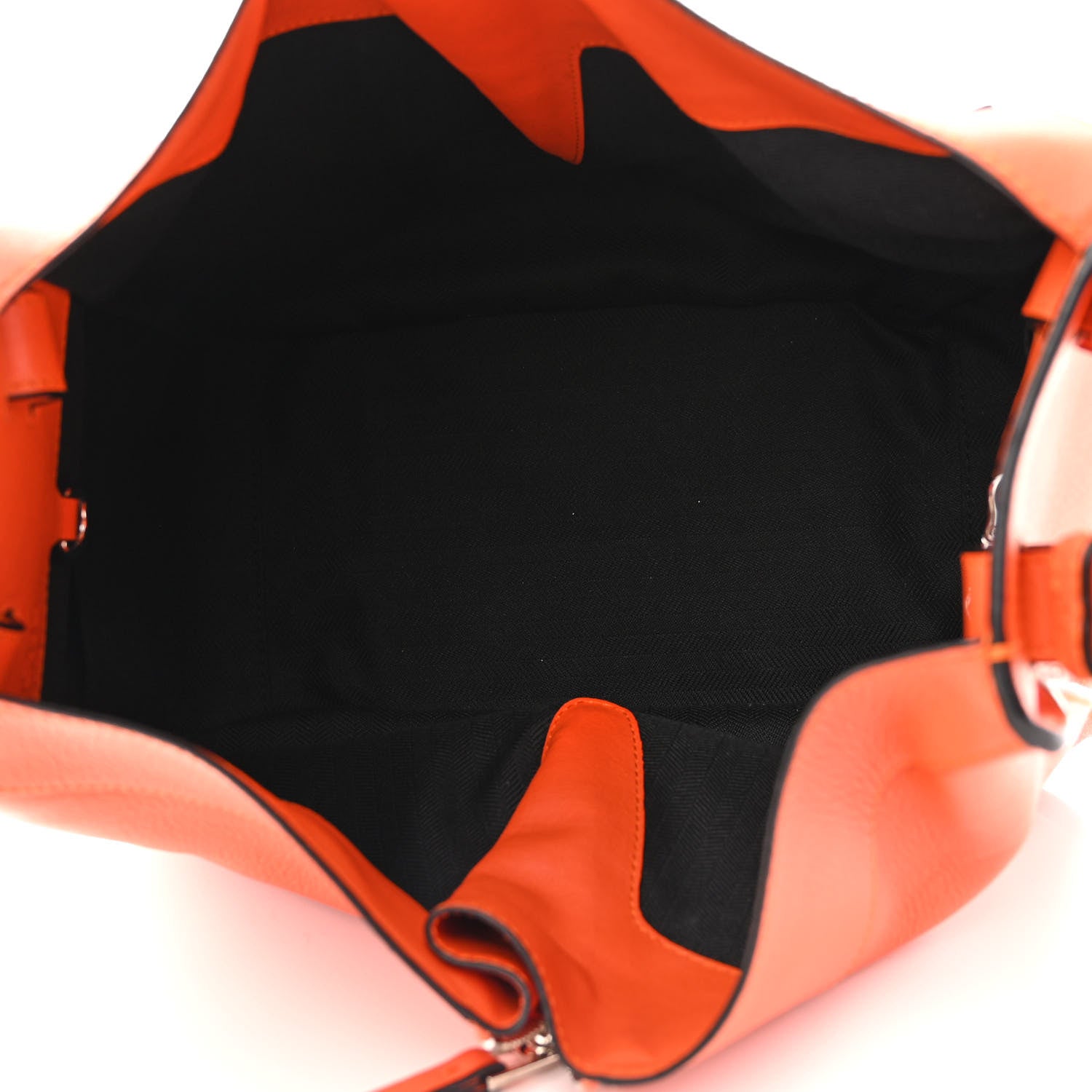 Loewe Grained Calfskin Small Hammock Shoulder Bag Apricot Orange 5 of 11