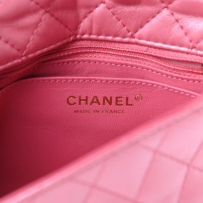 Chanel Iridescent Lambskin Quilted Precious Jewel Mini Square Flap Pink 6 of 11