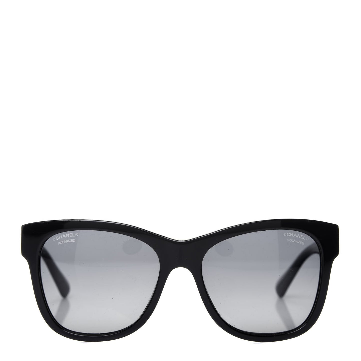 Acetate Polarized Square CC Sunglasses 5380 Black