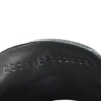 Hermes Goatskin Alesia Sandals 37.5 Black 7 of 11