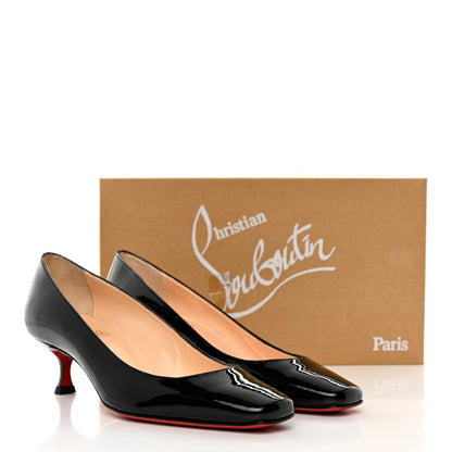 Christian Louboutin Patent Chic La Mer 45 Pumps 36.5 Black 8 of 8