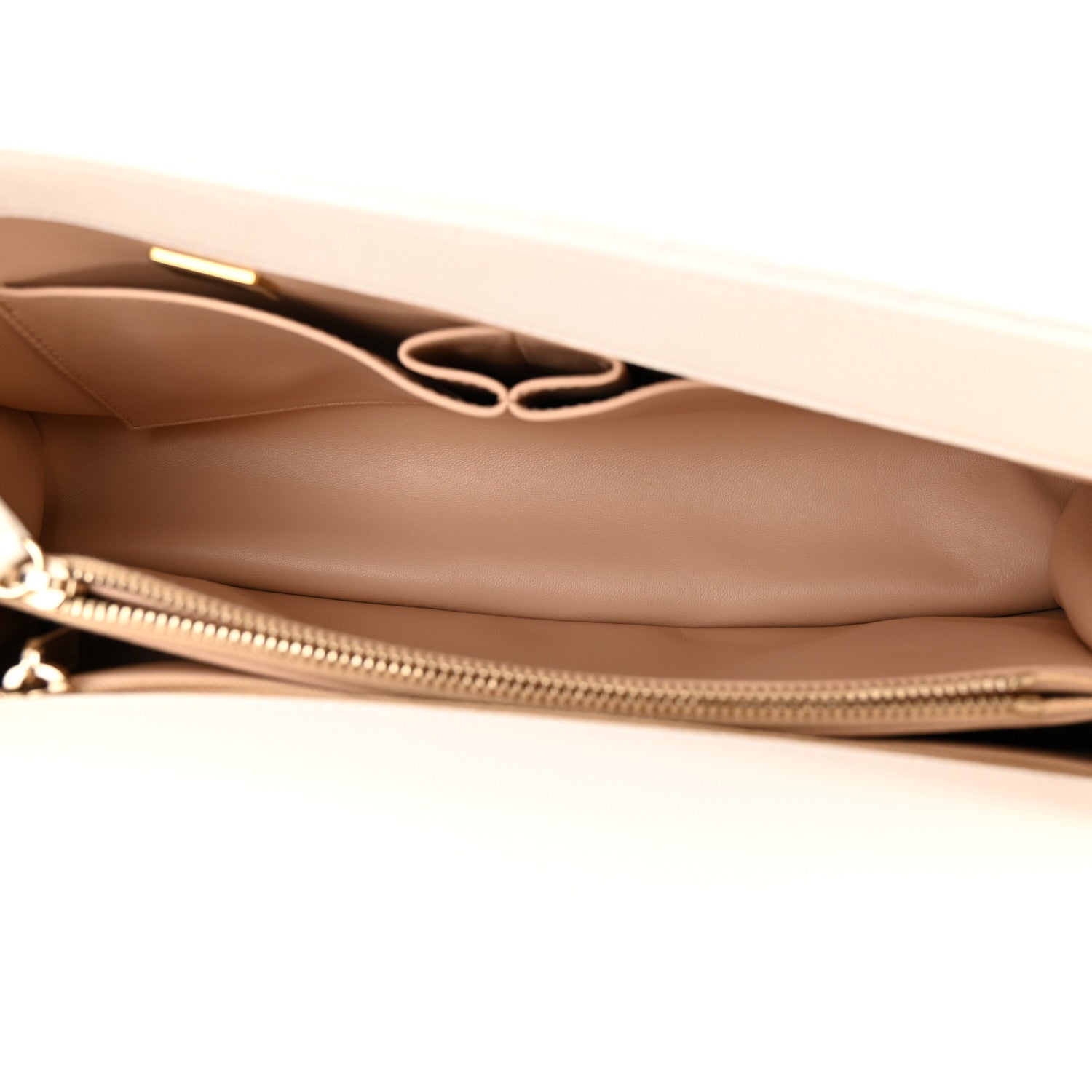 Chanel Caviar Quilted Small Coco Handle Flap White 5 of 10