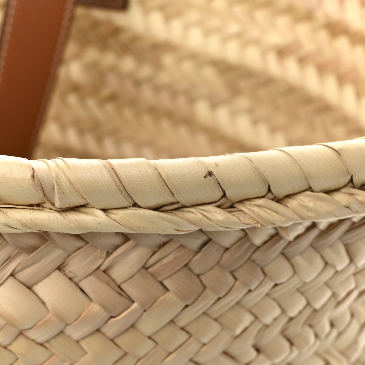 Loewe Raffia Large Basket Tote Bag Natural Tan 12 of 12