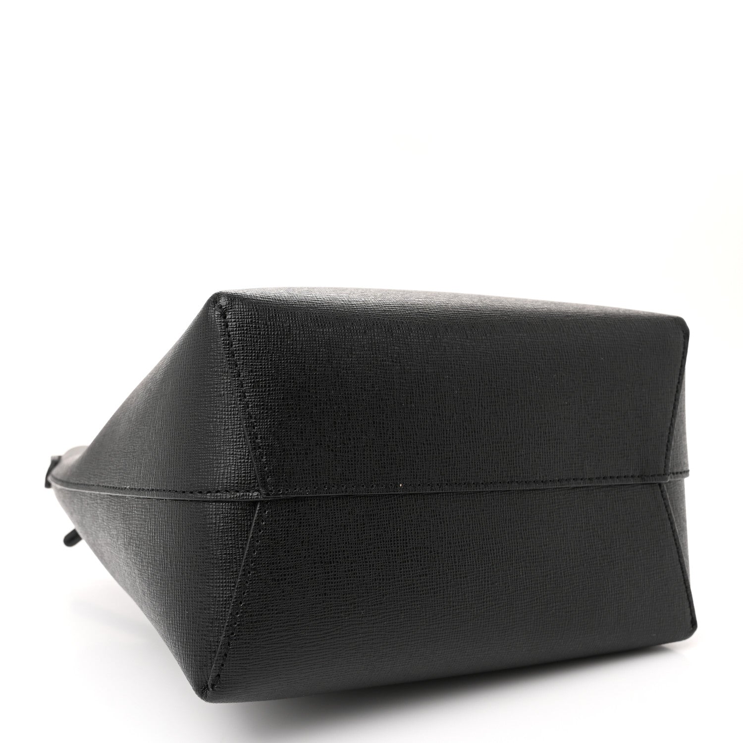 Mansur Gavriel Saffiano Mini Bucket Bag Black Flamma 4 of 12