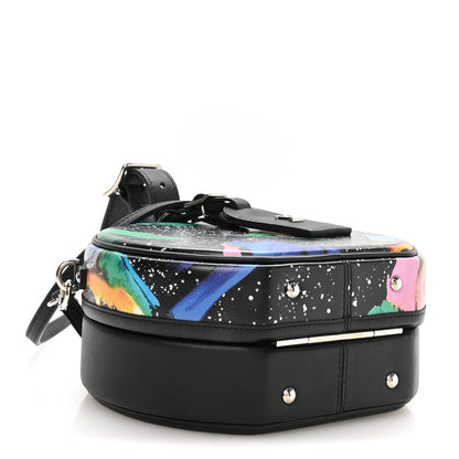 Louis Vuitton Calfskin Splash Print Petite Boite Chapeau Black 4 of 10