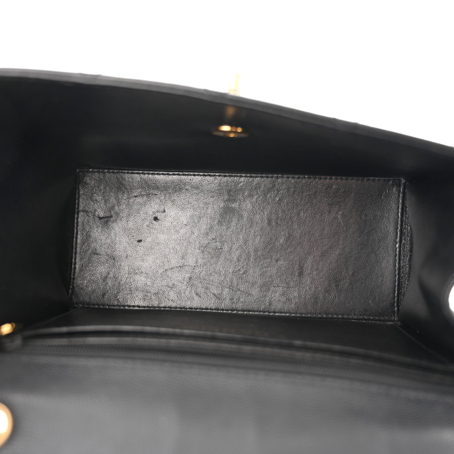 Chanel Caviar Diamond Stitched Square Flap Shoulder Bag Black 5 of 10