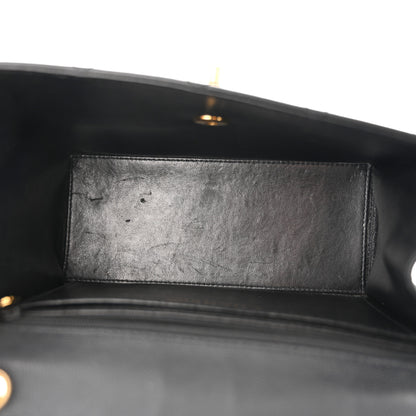 Chanel Caviar Diamond Stitched Square Flap Shoulder Bag Black 5 of 10